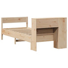 Boekenkastbed van massief grenenhout met optimale totale afmetingen - Bedden & bedframes