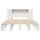 Boekenkastbed van massief grenenhout met optimale totale afmetingen - Bedden & bedframes