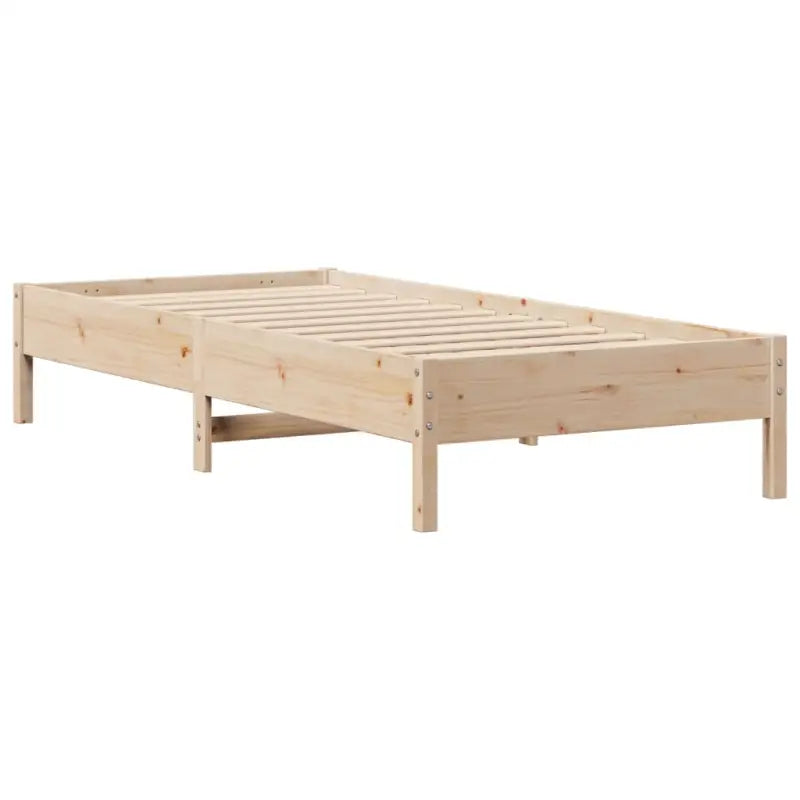 Boekenkastbed van massief grenenhout met optimale totale afmetingen - Bedden & bedframes