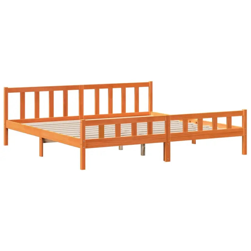 Boekenkastbed van massief grenenhout met optimale totale afmetingen - Bedden & bedframes