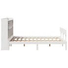 Boekenkastbed van massief grenenhout met optimale totale afmetingen - Bedden & bedframes