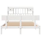 Boekenkastbed van massief grenenhout met optimale totale afmetingen - Bedden & bedframes