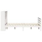 Boekenkastbed van massief grenenhout met optimale totale afmetingen - Bedden & bedframes
