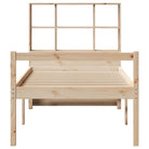 Boekenkastbed van massief grenenhout met optimale totale afmetingen - Bedden & bedframes