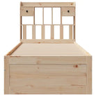Boekenkastbed van massief grenenhout met optimale totale afmetingen - Bedden & bedframes