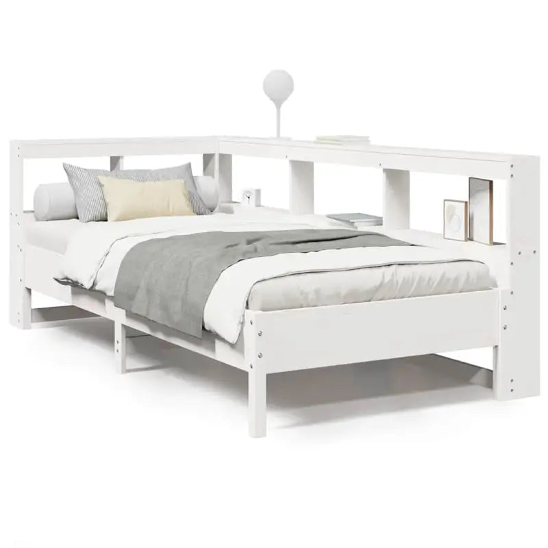 Boekenkastbed van massief grenenhout met optimale totale afmetingen - Bedden & bedframes
