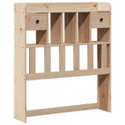 Boekenkastbed van massief grenenhout met optimale totale afmetingen - Bedden & bedframes