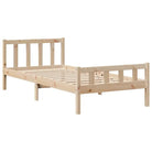 Boekenkastbed van massief grenenhout met optimale totale afmetingen - Bedden & bedframes