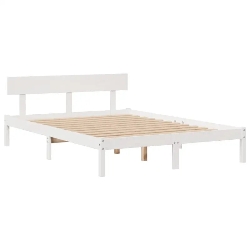 Boekenkastbed van massief grenenhout met optimale totale afmetingen - Bedden & bedframes