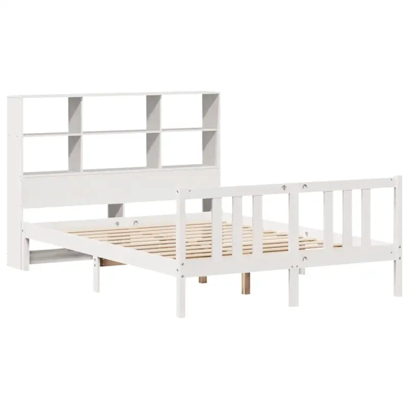 Boekenkastbed van massief grenenhout met optimale totale afmetingen - Bedden & bedframes
