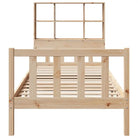 Boekenkastbed van massief grenenhout met optimale totale afmetingen - Bedden & bedframes