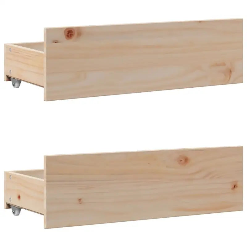 Boekenkastbed van massief grenenhout met optimale totale afmetingen - Bedden & bedframes