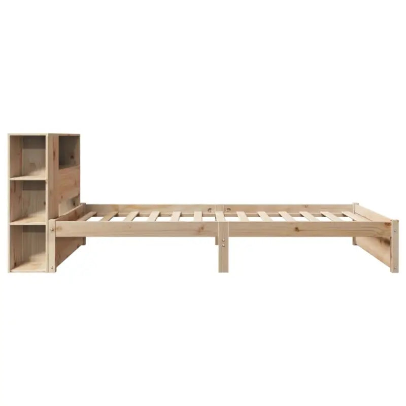 Boekenkastbed van massief grenenhout met optimale totale afmetingen - Bedden & bedframes
