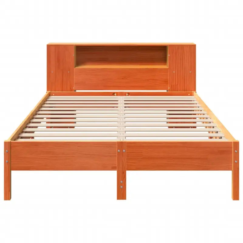 Boekenkastbed van massief grenenhout met optimale totale afmetingen - Bedden & bedframes