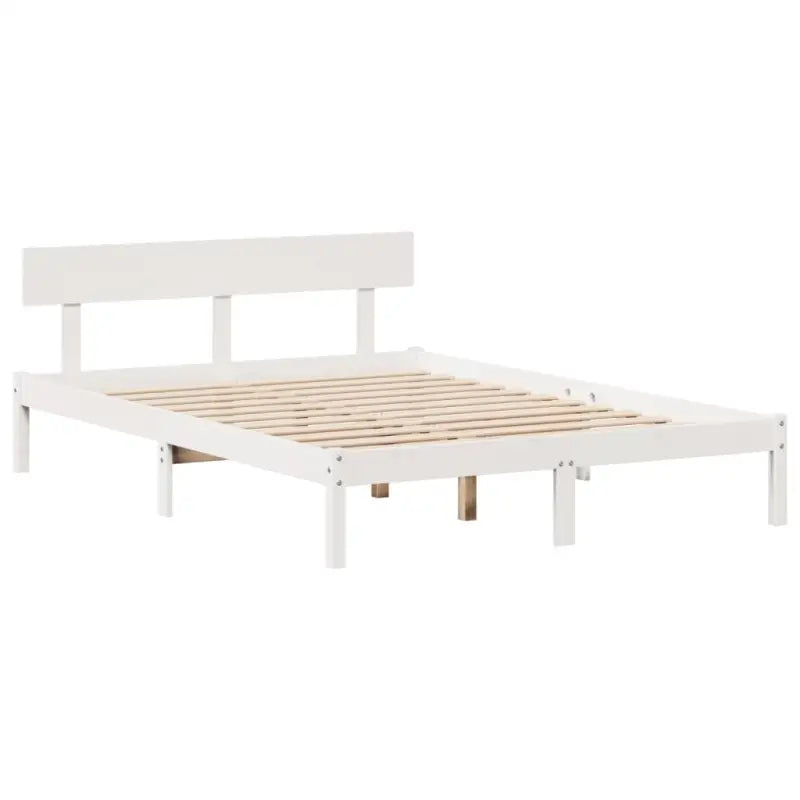 Boekenkastbed van massief grenenhout met optimale totale afmetingen - Bedden & bedframes