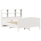Boekenkastbed van massief grenenhout met optimale totale afmetingen - Bedden & bedframes
