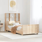 Boekenkastbed van massief grenenhout met perfecte totale afmetingen - Bruin / 90 x 190 cm - Bedden & bedframes
