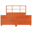 Boekenkastbed van massief grenenhout met perfecte totale afmetingen - Bedden & bedframes