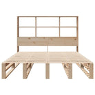 Boekenkastbed van massief grenenhout met praktische totale afmetingen - Bedden & bedframes