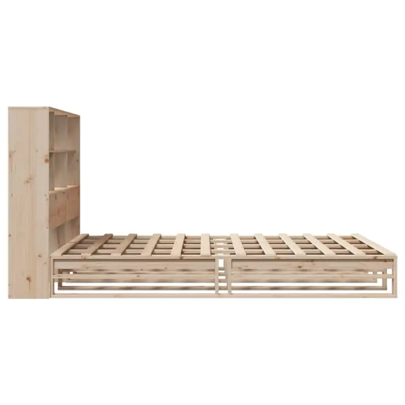 Boekenkastbed van massief grenenhout met praktische totale afmetingen - Bedden & bedframes