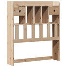 Boekenkastbed van massief grenenhout met praktische totale afmetingen - Bedden & bedframes