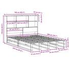 Boekenkastbed van massief grenenhout met praktische totale afmetingen - Bedden & bedframes