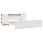 Boekenkastbed van massief grenenhout met ruime totale afmetingen - Bedden & bedframes