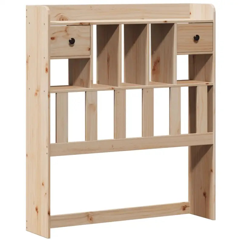 Boekenkastbed van massief grenenhout met ruime totale afmetingen - Bedden & bedframes