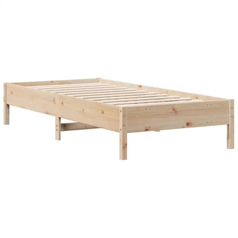 Boekenkastbed van massief grenenhout met ruime totale afmetingen - Bedden & bedframes
