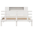 Boekenkastbed van massief grenenhout met ruime totale afmetingen - Bedden & bedframes