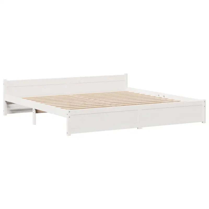 Boekenkastbed van massief grenenhout met ruime totale afmetingen - Bedden & bedframes