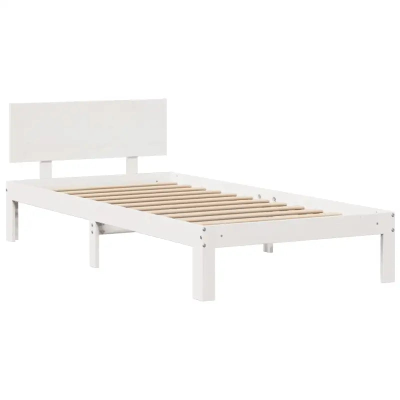 Boekenkastbed van massief grenenhout met ruime totale afmetingen - Bedden & bedframes