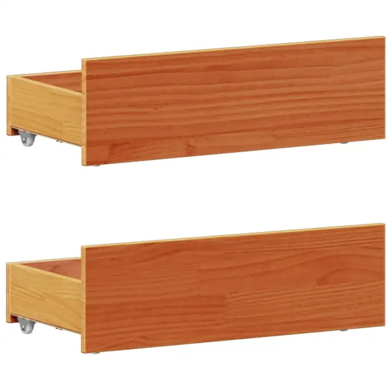 Boekenkastbed van massief grenenhout met ruime totale afmetingen - Bedden & bedframes