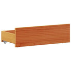 Boekenkastbed van massief grenenhout met ruime totale afmetingen - Bedden & bedframes