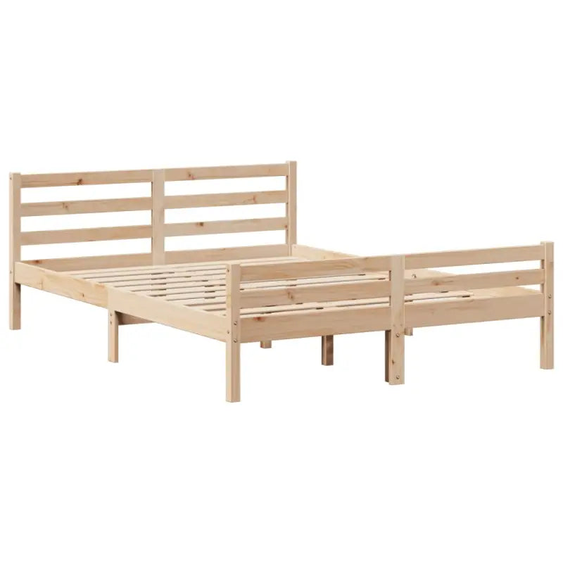 Boekenkastbed van massief grenenhout met ruime totale afmetingen - Bedden & bedframes