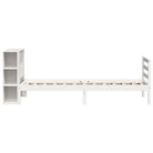Boekenkastbed van massief grenenhout met ruime totale afmetingen - Bedden & bedframes