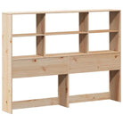Boekenkastbed van massief grenenhout met ruime totale afmetingen - Bedden & bedframes