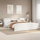Boekenkastbed van massief grenenhout met ruime totale afmetingen - Wit / 180 x 200 cm - Bedden & bedframes