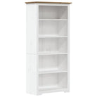 Boekenkasten in Franse stijl van massief grenenhout - Bruin / 1 - Boekenkasten
