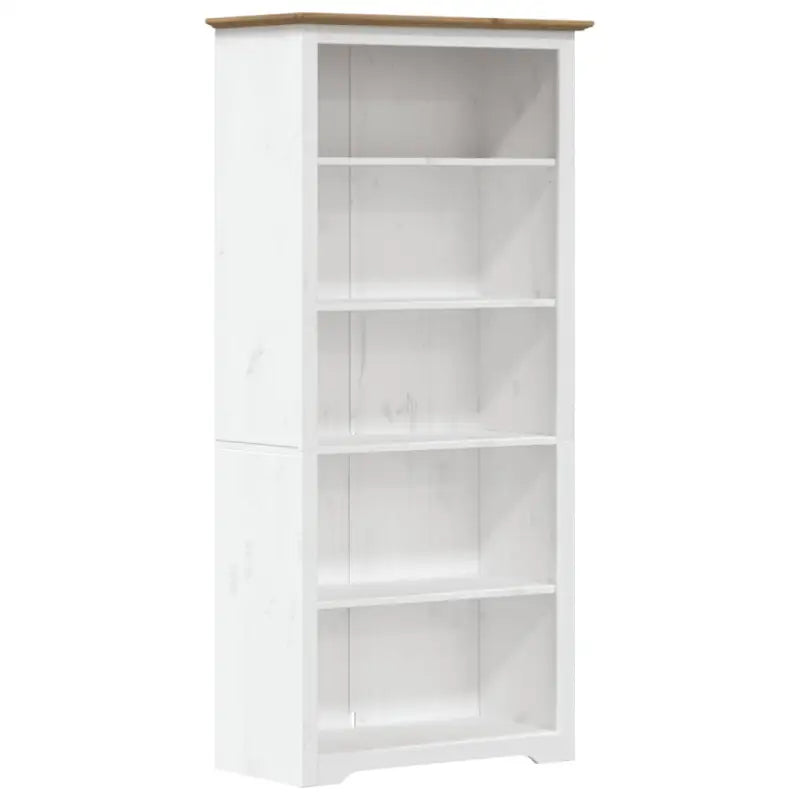 Boekenkasten in Franse stijl van massief grenenhout - Bruin / 1 - Boekenkasten