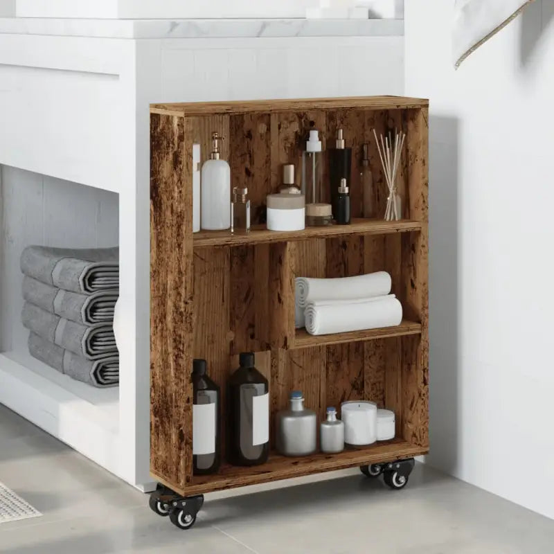 Boekenkasten met open kant van bewerkt hout voor interieur - Boekenkasten