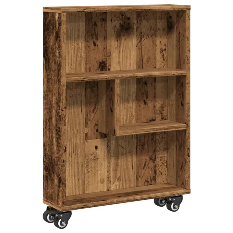 Boekenkasten met open kant van bewerkt hout voor interieur - Boekenkasten
