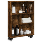 Boekenkasten met open kant van bewerkt hout voor interieur - Gerookt eiken / 1 - Boekenkasten