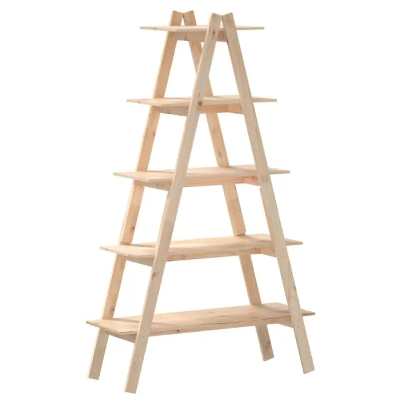 Boekenkasten van massief grenenhout voor opbergruimte in huis - Naturel / 1 - Boekenkasten
