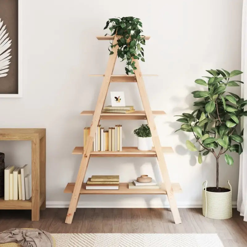 Boekenkasten van massief grenenhout voor opbergruimte in huis - Naturel / 1 - Boekenkasten