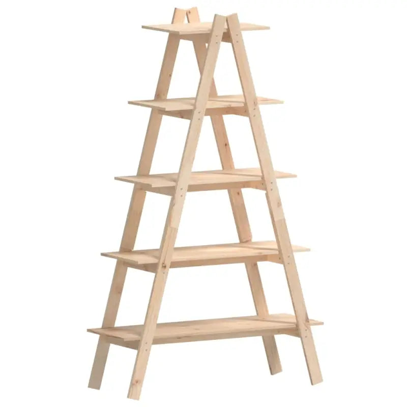 Boekenkasten van massief grenenhout voor opbergruimte in huis - Naturel / 1 - Boekenkasten