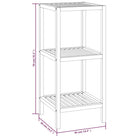 Boekenkasten van massief walnotenhout voor badkamer - 1 / 79 cm - Boekenkasten