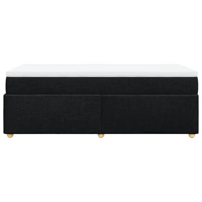 Boxspring met ademend vermogen en duurzaam zwart materiaal - Bedden & bedframes