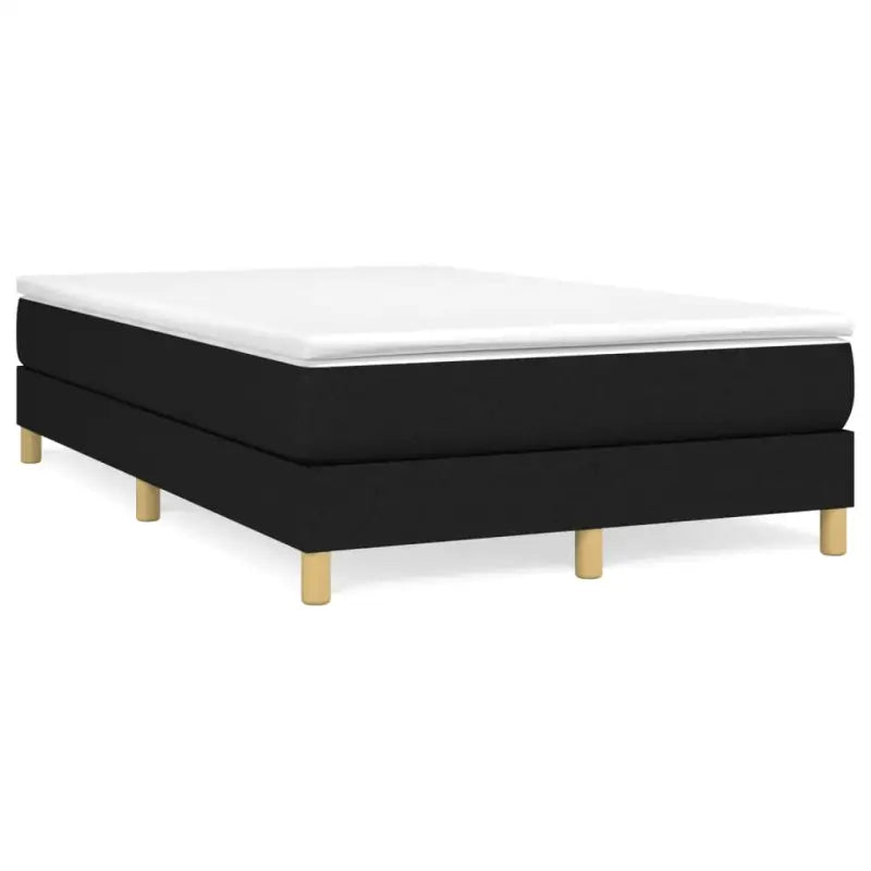 Boxspringbed in donkergrijs met multiplex lattenbodem en ademend materiaal - Bedden & bedframes