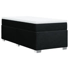 Boxspringbed met ademend vermogen en duurzaam zwart materiaal - Bedden & bedframes